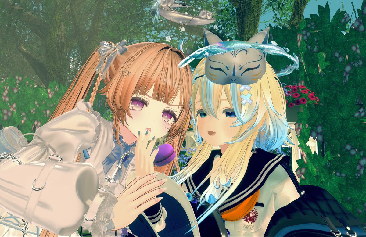 _pel_MC's tweet photo. そういえば、この前ロナちゃんとお茶会したんだ〜🫖

ブドウ味？おいも味？のマカロン、美味しそうだったのに！
ロナちゃんに食べられちゃった…。 ߹꒳​߹ https://t.co/HFMSkxPHpj