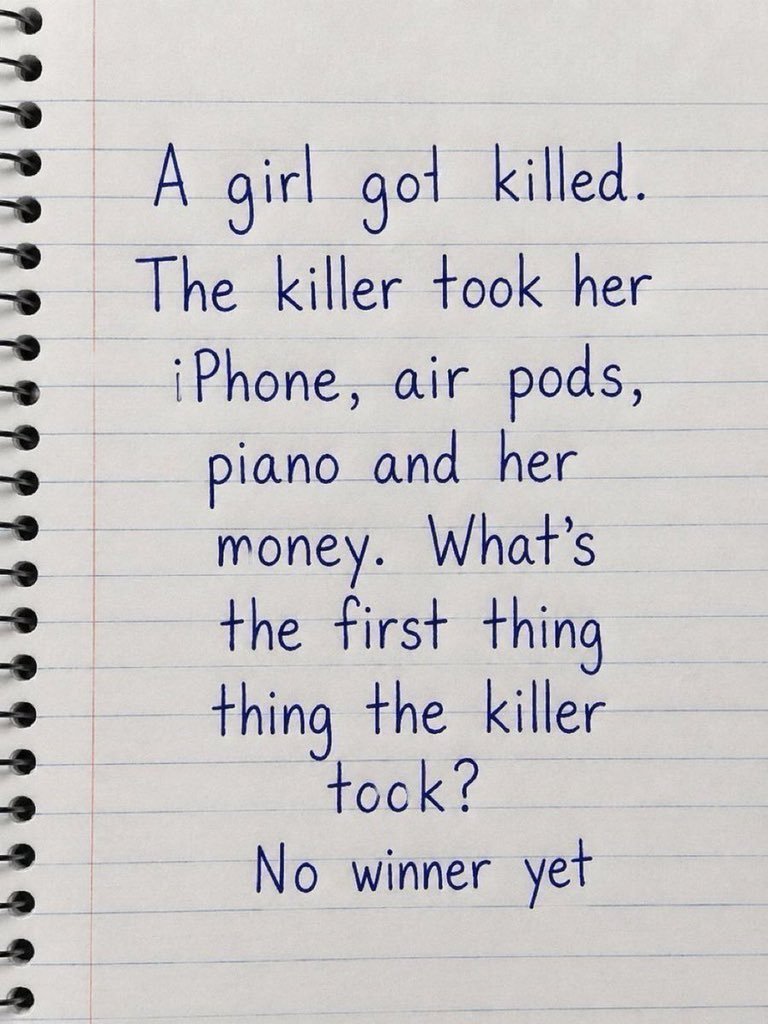 315_abu's tweet photo. No hints
No clue
 Just pure logic...!

 What's your answer? https://t.co/ttolJ4KlJj