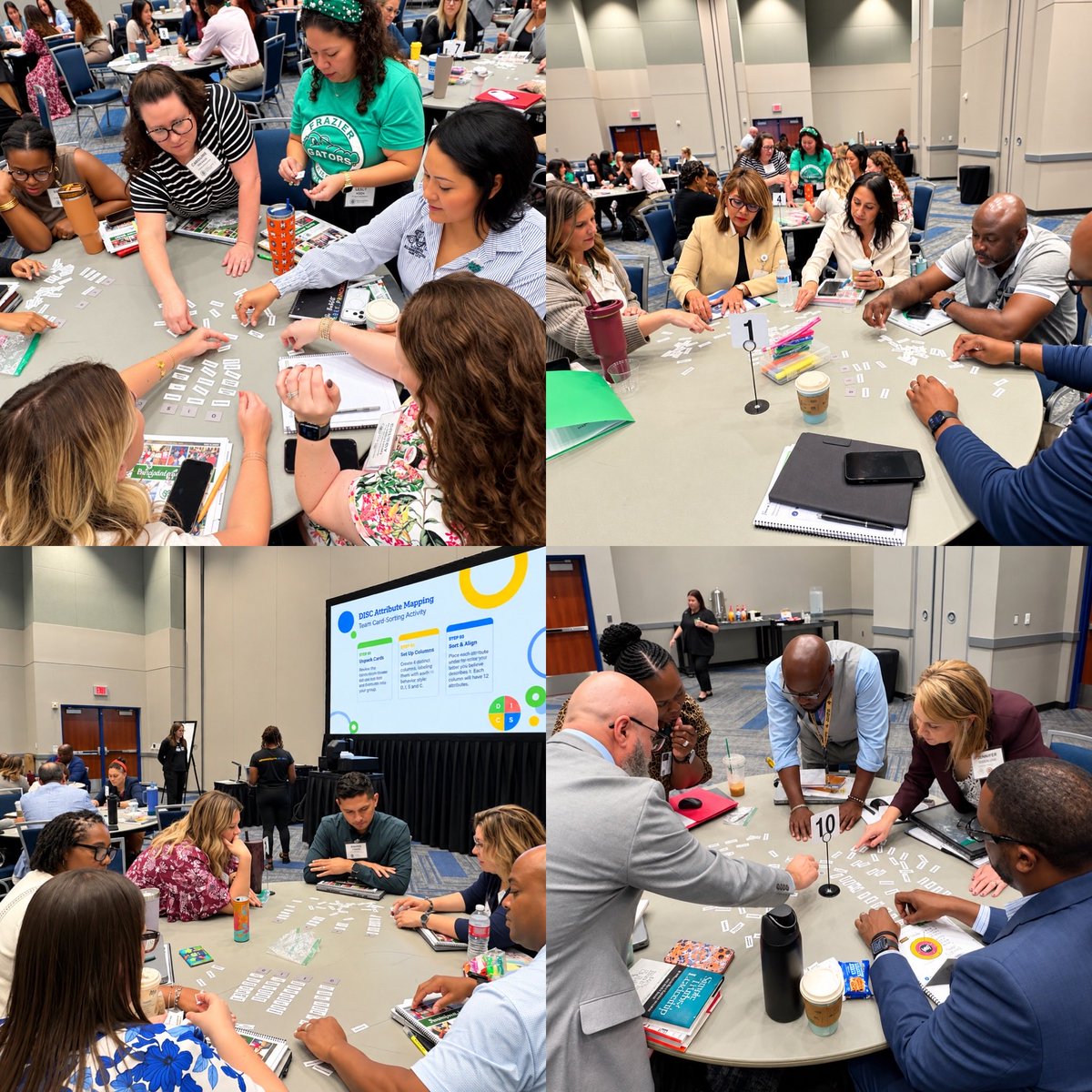 NjeriRichardson's tweet photo. Diving into the DiSC elements with @SURGETB; exploring how each style influences communication, collaboration, and leadership. Understanding our own style helps us connect and lead others more effectively. 💚
@CyFairProfLearn #cfisd #cfisdnai https://t.co/Ia8K1BgP7r