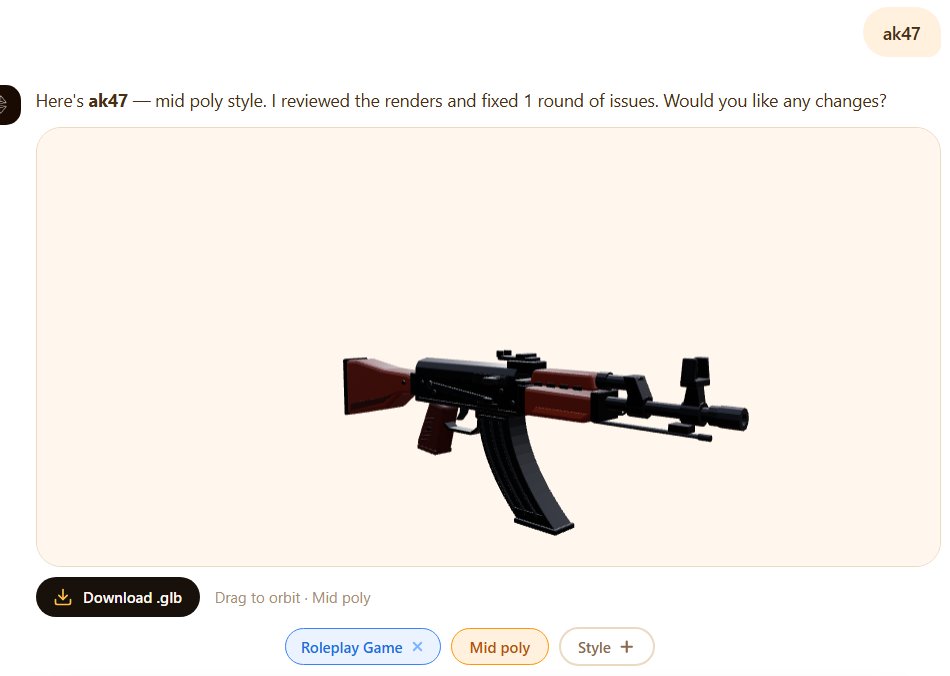 RoModelerDotCom's tweet photo. Once people start using full AI workflows, "Prompt engineers" will be actual positions at companies.

Luckily with RoModeler, you don't even need complicated prompts. 

Someone could literally sell themselves as a full time modeler for 5 different people if they really wanted to, and all they would be doing is writing prompts.