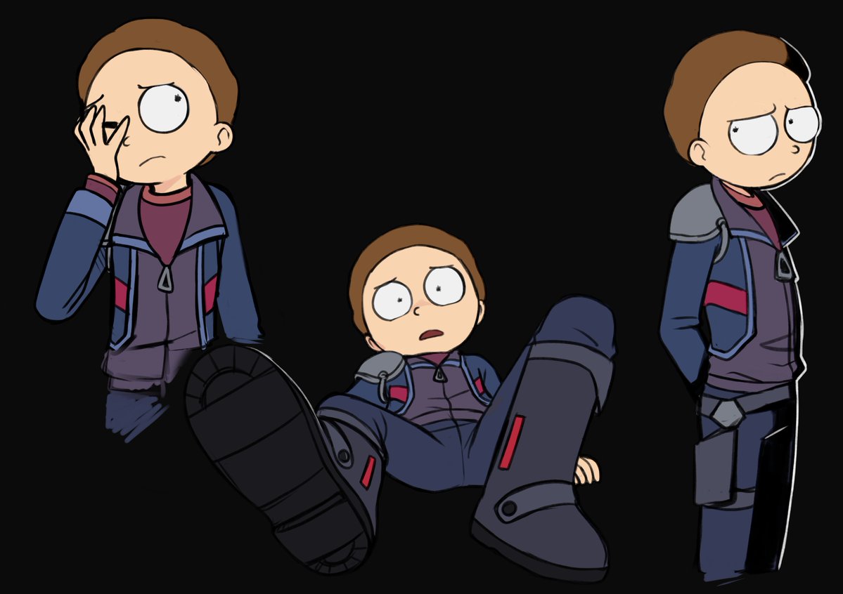 ScarlKnight's tweet photo. Doodle do Morty Prime, para treino https://t.co/zCzWD810kE