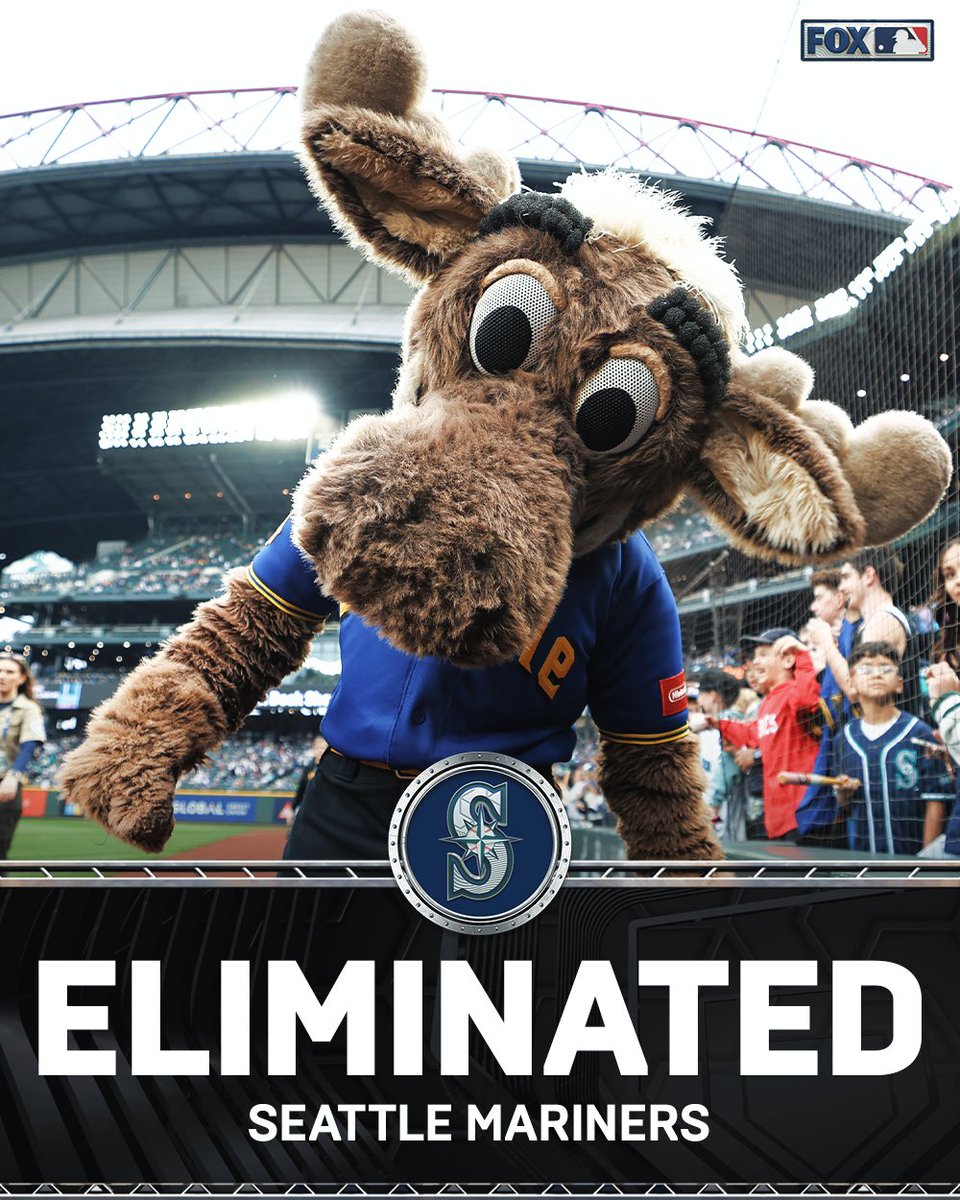 MLBONFOX's tweet photo. The Mariners will not be returning to the Postseason this year. https://t.co/WzrSvGcKUd