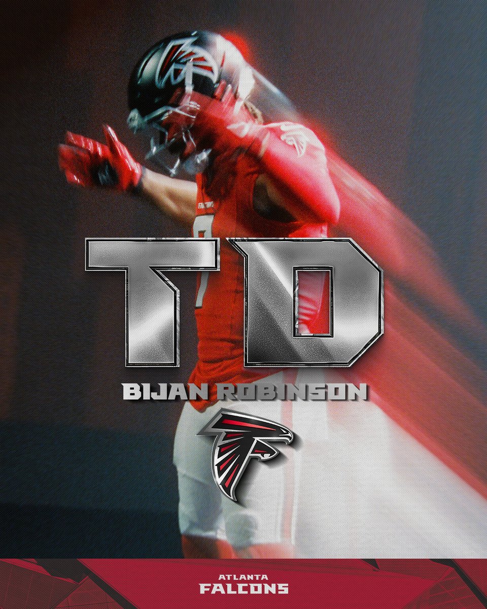 AtlantaFalcons's tweet photo. BIJAN ROBINSON TOUCHDOWN!!!!! https://t.co/gc7Viw44GZ