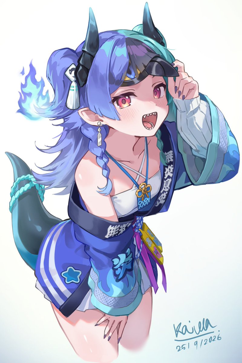 achichi_mela's tweet photo. 人間おはよーなのじゃ！
昨日は #熱千めら初配信 だったのじゃー！

どうじゃったー？
お面の下や声は予想と合ってたかのう？ https://t.co/yULC4fLO3s