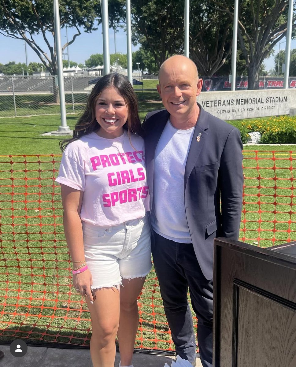 SophiaSLorey's tweet photo. Every time we file a Title IX complaint over boys in girls’ sports, California schools give us the same response:

“We are compliant with state law.” And THAT is the problem.

If we actually want girls’ protected in CA, we need state leaders who will fight for them.

Governor. State Superintendent. 
Attorney General. These offices matter.

Vote @SteveHiltonx (Gov) @realSonjaShaw  (Superintendent) @MichaelGatesESQ (AG) and fyi YES their opponents are all not just okay with boys in girls sports…they celebrate and champion it.