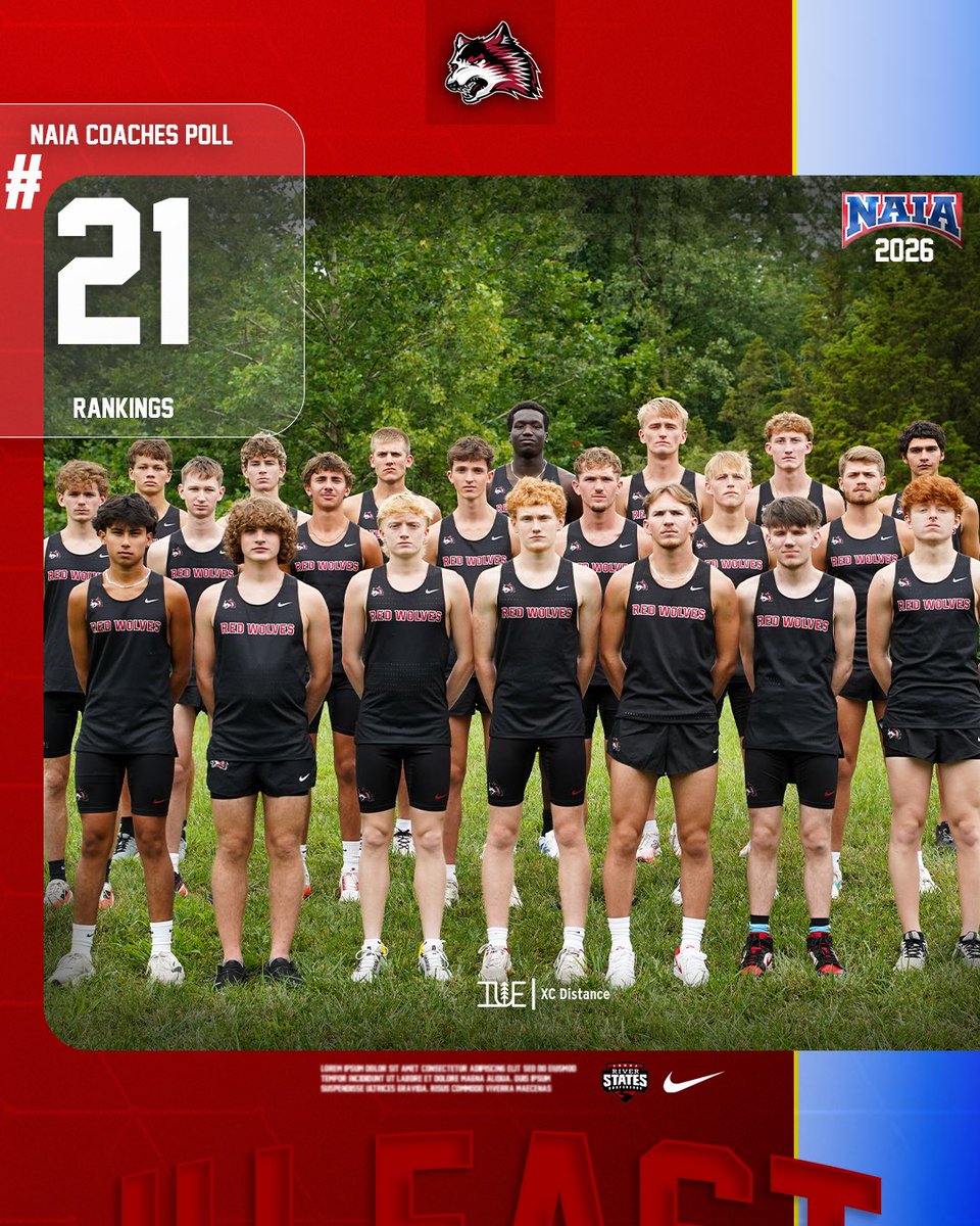 IUE_TFXC's tweet photo. First Time In Program History Both Teams Make the Top 25 Poll in the Same Week! 

#RedWolfNation
#PackDistance https://t.co/WiwErKsZCN