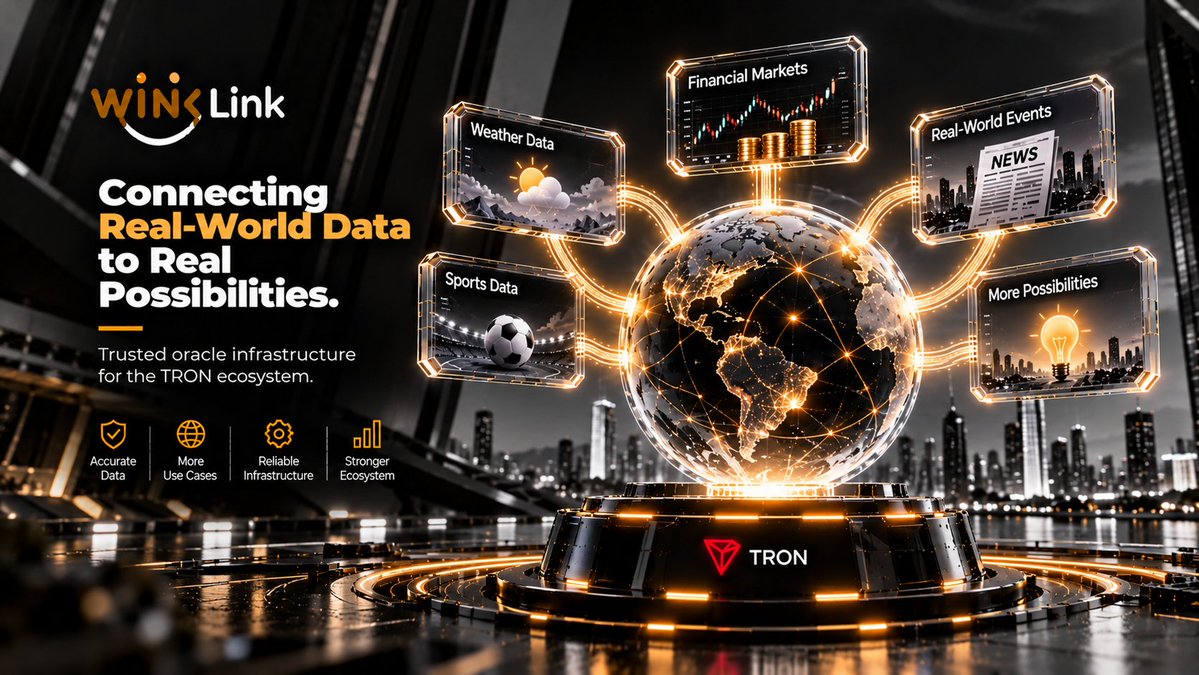 rahozel's tweet photo. Every technological breakthrough reaches a point where the conversation changes from "Can this be built?" to "Can people rely on it every day?"
Blockchain has reached that stage.

Today, the focus is no longer just innovation, it's consistency, security, and usability.

One of the biggest factors influencing that reliability is access to accurate external information.

Smart contracts are incredibly efficient, but they depend on verified data to execute many real-world use cases correctly.
That's where WINkLink makes a meaningful contribution to the TRON ecosystem.

By providing trusted oracle services, WINkLink allows decentralized applications to securely retrieve external information without compromising blockchain's transparency.

This creates opportunities for developers to design more advanced financial services, gaming experiences, enterprise solutions, and other decentralized products that require interaction with the world beyond the blockchain.
Reliable infrastructure doesn't simply support innovation.

It gives users confidence that decentralized applications will continue working exactly as intended.
That confidence is one of the most valuable assets any blockchain ecosystem can build.

@justinsuntron
@WinkLink_Oracle
#TronEcoStar