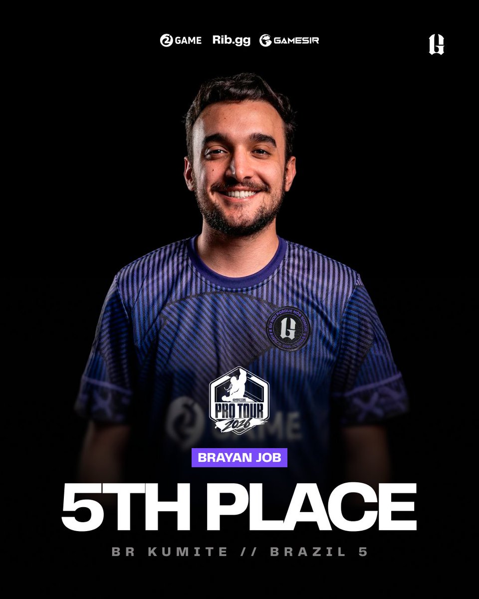 2GAMEFGC's tweet photo. VAGA GARANTIDA NO REGIONAL FINAL! 🔥

Ficamos em 5º lugar e o @BrayanJob1 garante seu lugar no Regional Final! 👊💜

#PlayPurple https://t.co/KEiEja3l6J