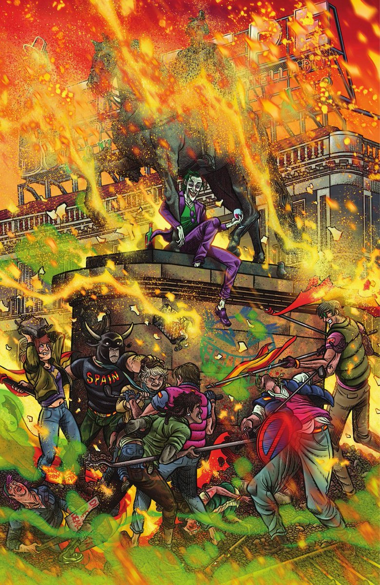 JonathanASlate1's tweet photo. Joker: The World 

Spain 🇪🇸 
By David Rubín. https://t.co/FmU8ewv9AM