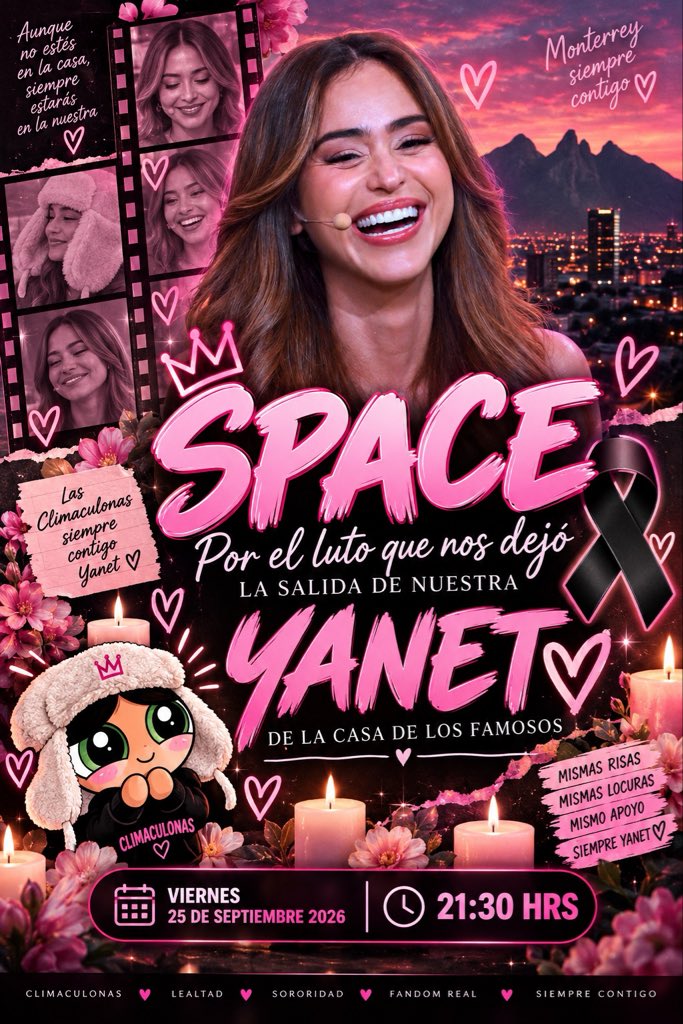 yanetdaily's tweet photo. 🚨TENDENCIA MAÑANA 🚨
19:30 HRS 

UN MES SIN YANET 

SPACE: 
DE LUTO Y MIL DEMONIOS 
21:30 hrs

#TeamYanet https://t.co/0TUJYvQKe1
