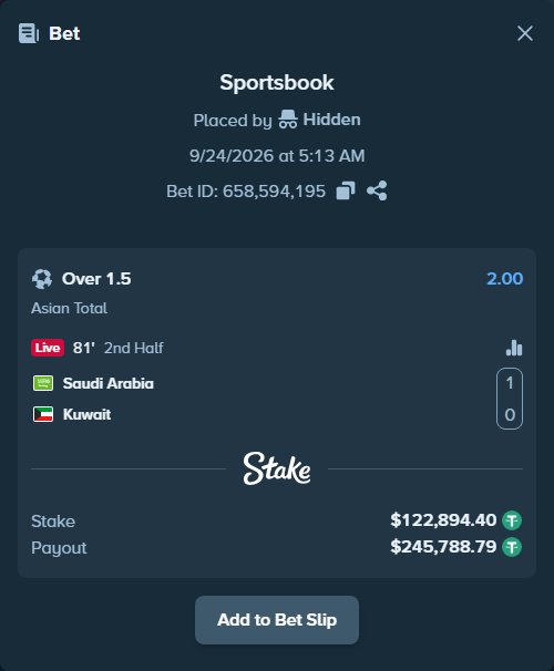 betproexchdubai's tweet photo. Saudi Arabia - Kuwait at 2.00. $122,894 loaded. Brutal.
#Soccer Click to tail https://t.co/DRIPV12aDLโฆ #bpexch #betpro #wolf777 #luckyzone #saudiarabia https://t.co/UbYQeTIWhn