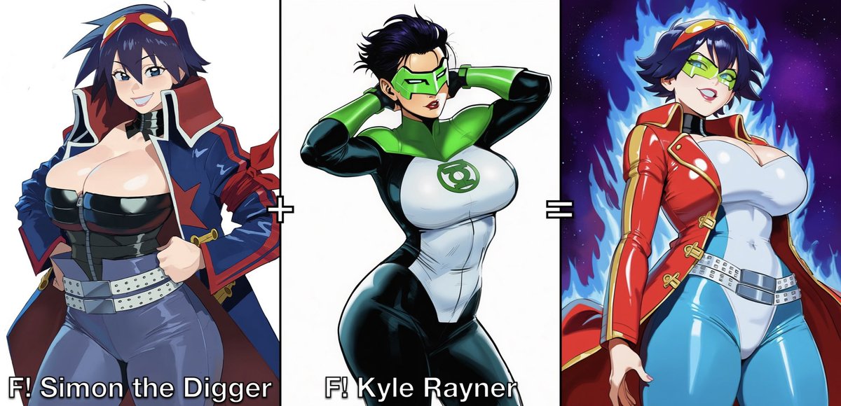 PyroKnightAI's tweet photo. “Master Chief, you mind telling me what you’re doing in that fusion?” “Sir, supplying midriff”

Fusions!

Enjoy~

#AI #AIart #NovelAI #Marvel #Spawn #MHA #MyHeroAcademia #JJK #JujutsuKaisen #Halo #Doom #GurrenLagann #DC https://t.co/mSxhVcqjpF