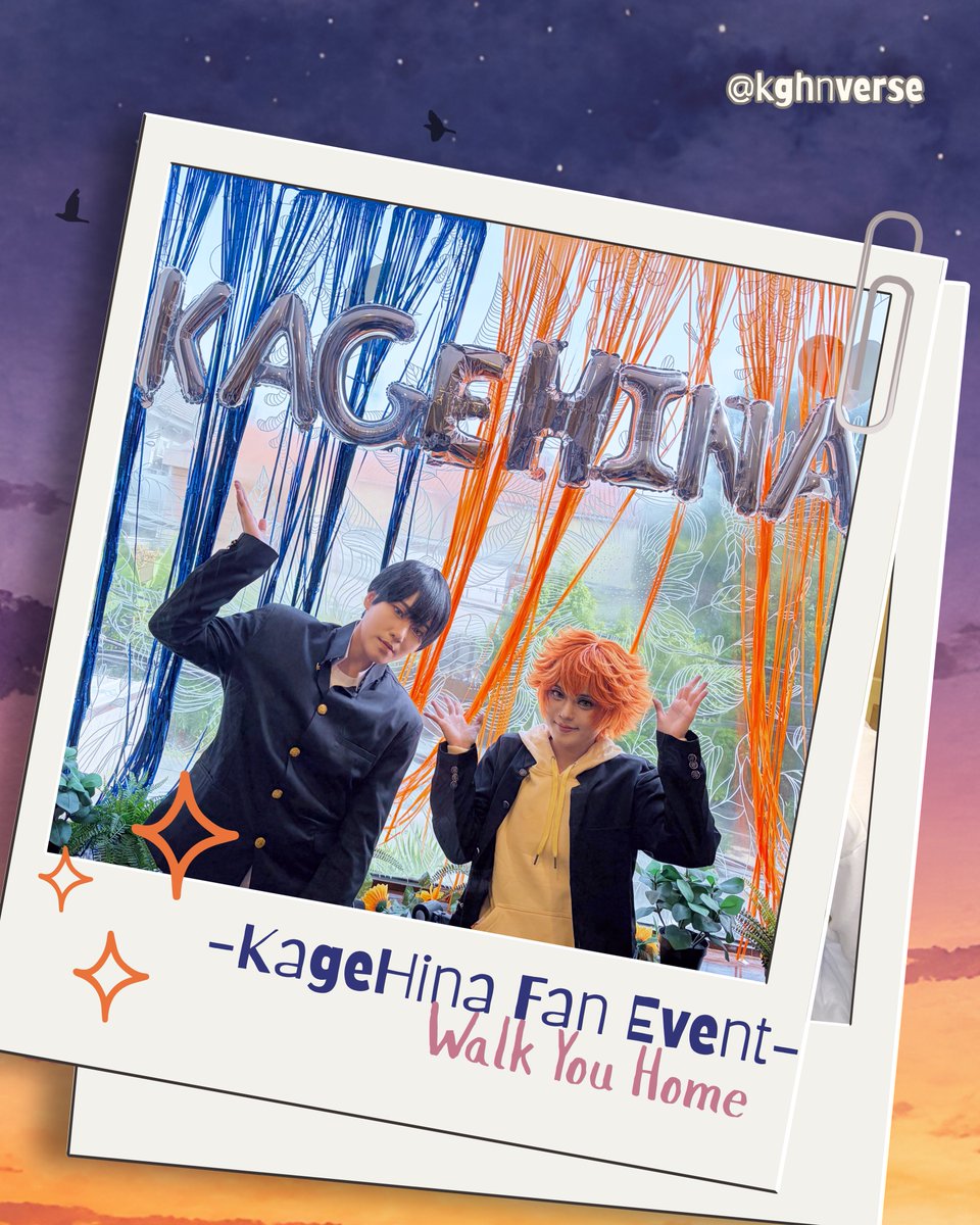 kghnverse's tweet photo. 💙 BEHIND EVERY WALK, THERE’S A TEAM 🧡

To our wonderful crew, this event wouldn’t have been the same without all of you.  Thank you for all the effort and love you put for Kagehina journey.

Truly grateful to have created this wonderful memory together!🥹 #kagehinawalkyouhome https://t.co/XHDg9kJ9fQ