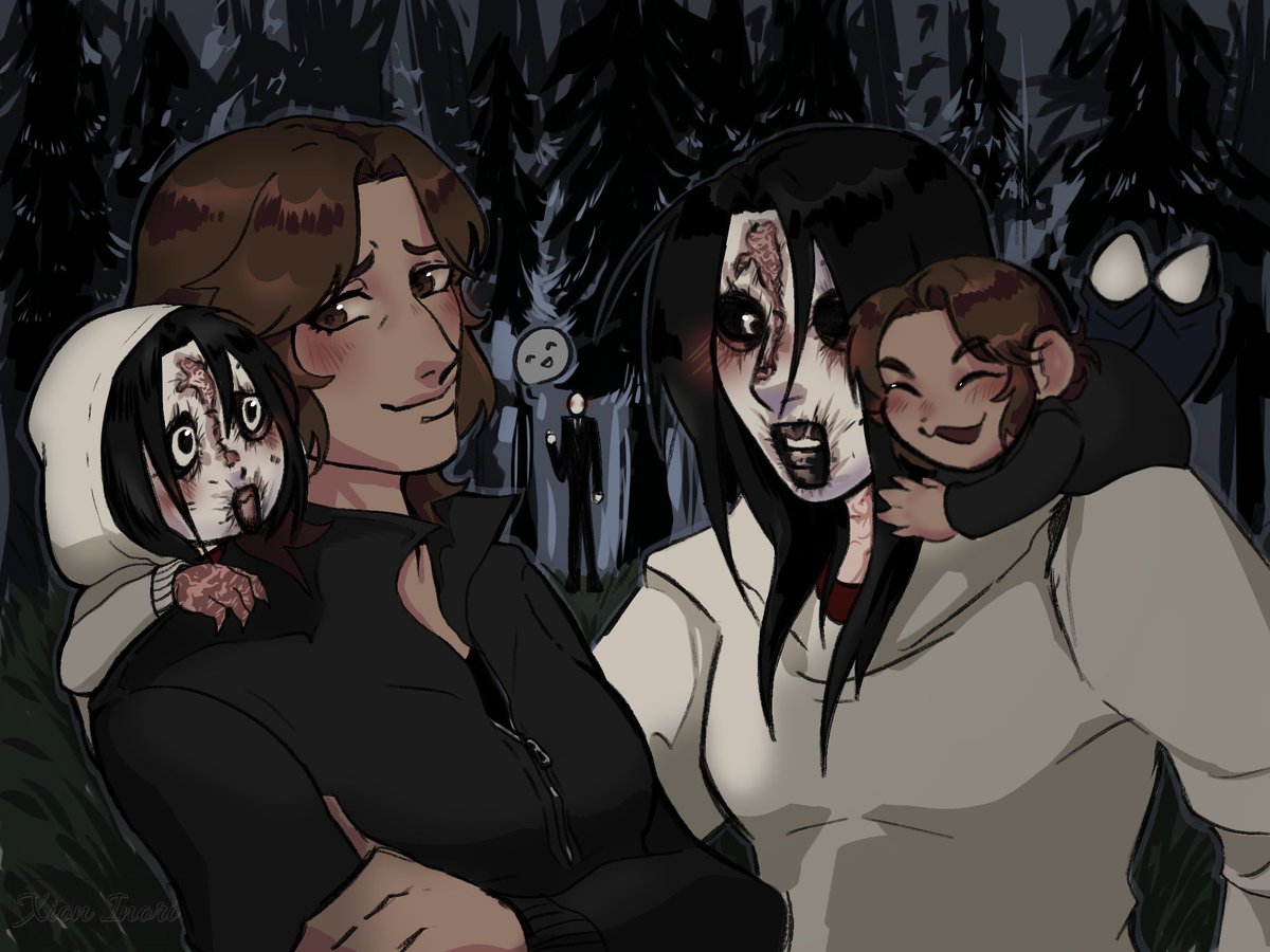 XionInori's tweet photo. I give Lauren and Kate 😌
#creepypasta #katethechaser #laurenkate #slenderthearrival https://t.co/ZmRfbvrSQQ
