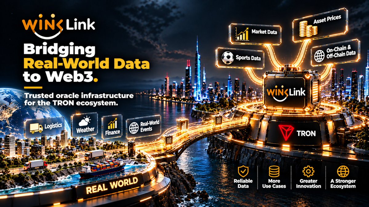 rahozel's tweet photo. As more industries begin exploring blockchain technology, one challenge continues appearing across every use case:
How can decentralized systems securely interact with real-world information?
Whether it's finance, logistics, digital identity, insurance, gaming, or tokenized assets, applications eventually require information that exists outside the blockchain.

Oracle networks solve this challenge by acting as trusted bridges between decentralized systems and external data sources.

Within the TRON ecosystem, WINkLink fulfills this important responsibility by supplying smart contracts with reliable off-chain information that enables them to execute more intelligently.

This capability transforms blockchain from an isolated technology into one capable of supporting practical, real-world applications.
Innovation isn't only about adding new features.
It's about removing limitations.

Reliable oracle infrastructure removes one of blockchain's biggest limitations by allowing decentralized applications to safely interact with the information they need most.

That's why infrastructure continues becoming one of the strongest pillars of Web3.

@justinsuntron
@WinkLink_Oracle
#TronEcoStar