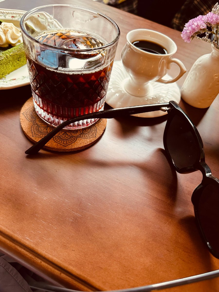 CheryMerenul's tweet photo. My partner left a half-eaten matcha dessert on the table this morning. I took a bite just to "help" finish it, and they caught me red-handed—now we’re bickering over who owes whom a new one https://t.co/Y6kvWAHIkk