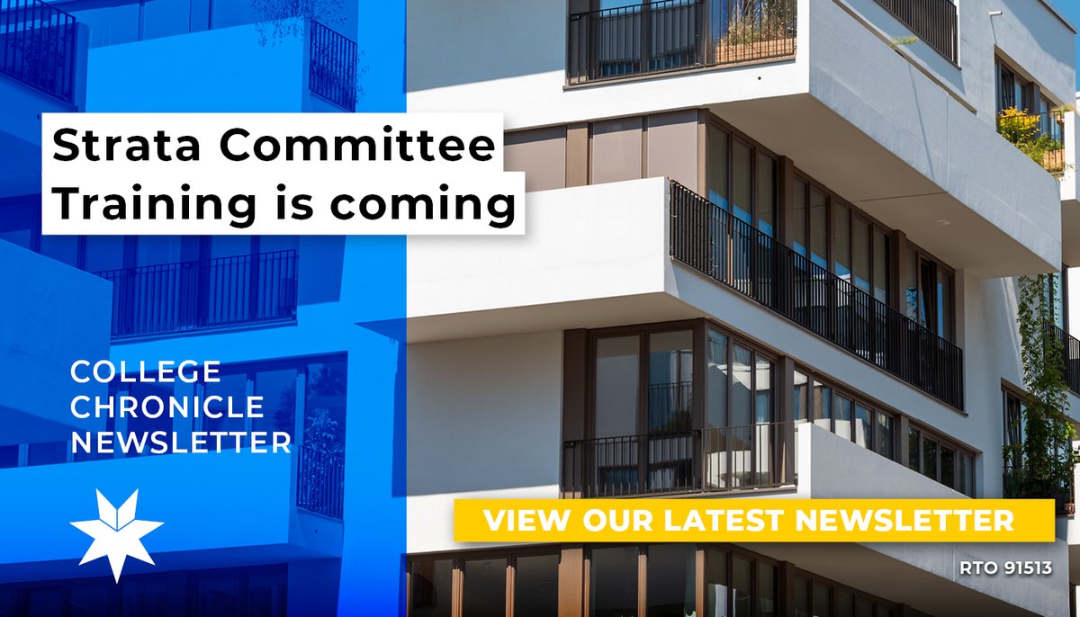 College_Aus's tweet photo. College Newsletter - Strata Committee Training is coming
https://t.co/MrLYeNboxH
#acop #AskAustCOP #stratamanagement #stratamanagingagent #propertyagent #training #QandA #education #realestatetraining https://t.co/9faHLDdjXL