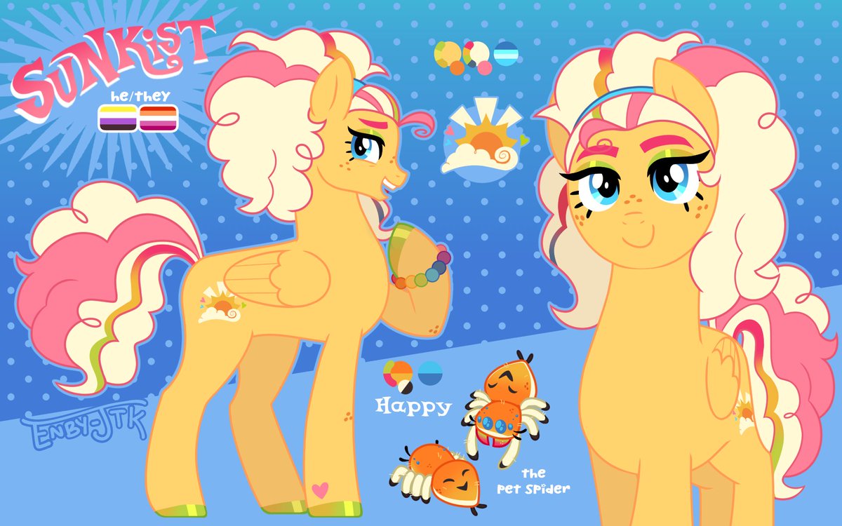 EnbyJtK's tweet photo. kind of a longtime coming I finally made my ponysona :p
( #mlp #mlpfim #g4mlp #mlpoc #ponysona #art ) https://t.co/kEQmPu1y5H