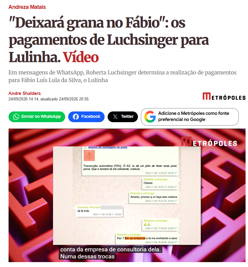 soudanimarques's tweet photo. De um lado, R$ 3,2 milhões em hotéis de luxo em 48h. Do outro, novas mensagens envolvendo pagamentos a Lulinha...Enquanto isso, quem trabalha faz conta para fechar o mês.

O @FlavioBolsonaro  tem uma prioridade simples: cuidar do dinheiro público com responsabilidade! Faltam 10 dias para a eleição. É hora de olhar para os fatos.