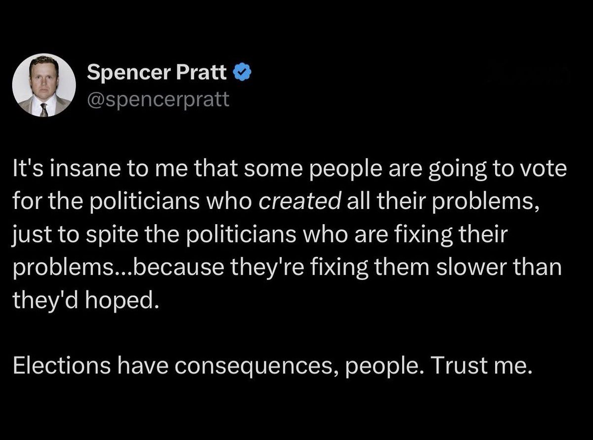 Hunter_Eagleman's tweet photo. Spencer Pratt gets it! 🫳🏼🎤 https://t.co/Xzd1ALQsXc