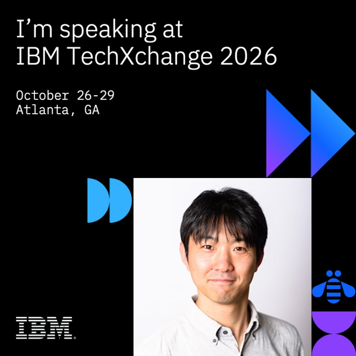 1ft_seabass's tweet photo. I'm excited to be speaking at IBM TechXchange 2026! And I'm looking forward to meeting you! #IBMTechXchange #IBMBob

My tech talk on 3D + IoT prototyping with IBM Bob is Oct 27 11:30 AM - 11:50 AM EDT (TLK-1757).

https://t.co/A96PxgkKuF https://t.co/rbJHmzhfrE