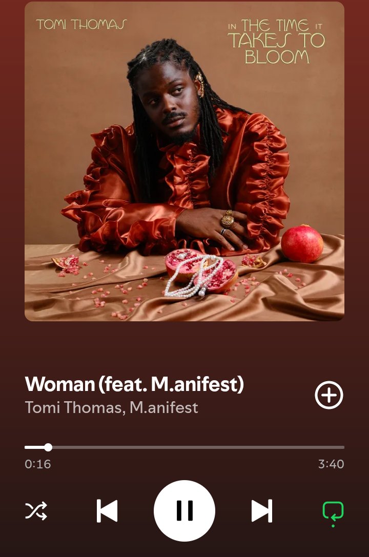 MusicTalksHQ's tweet photo. 🚨 OUT NOW! 🇳🇬🇬🇭
Tomi Thomas drops his new EP, “IN THE TIME IT TAKES TO BLOOM.” 🌸💿
Featuring ⤵️
▫️ M.anifest - Woman
#TomiThomas #InTheTimeItTakesToBloom #GhanaNaija https://t.co/lGizG0QzOH