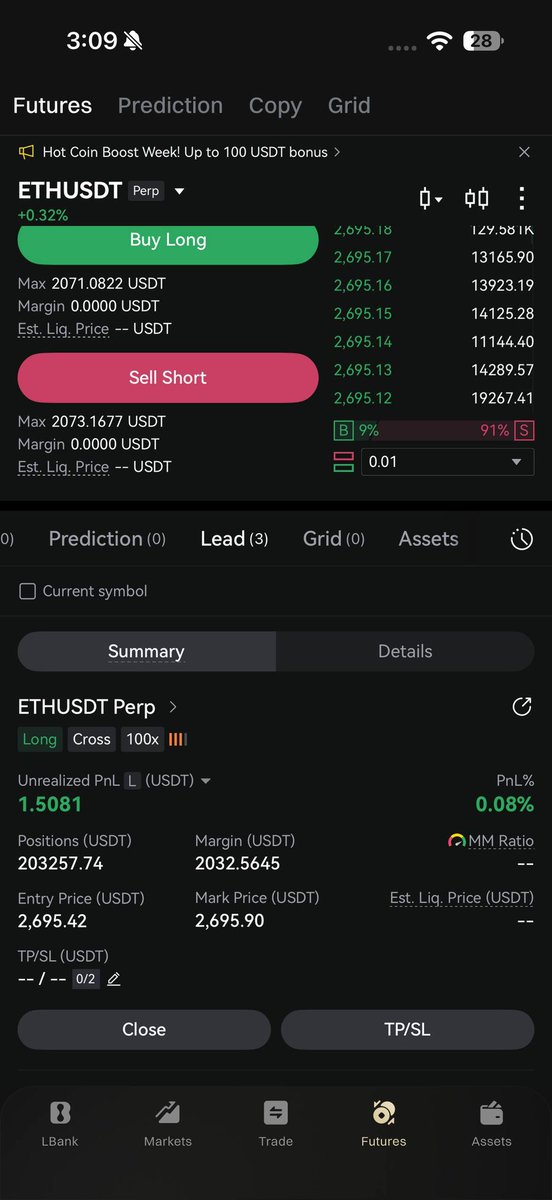 cagdastunga's tweet photo. #ETH ‘a 100X kaldıraç ile long pozisyon açtım. 

TP: 2,724$
StopLoss: 2,540$

CopyTrade’de olanların bir şey yapmasına gerek yok, ben yöneteceğim. https://t.co/4cEEySueFx