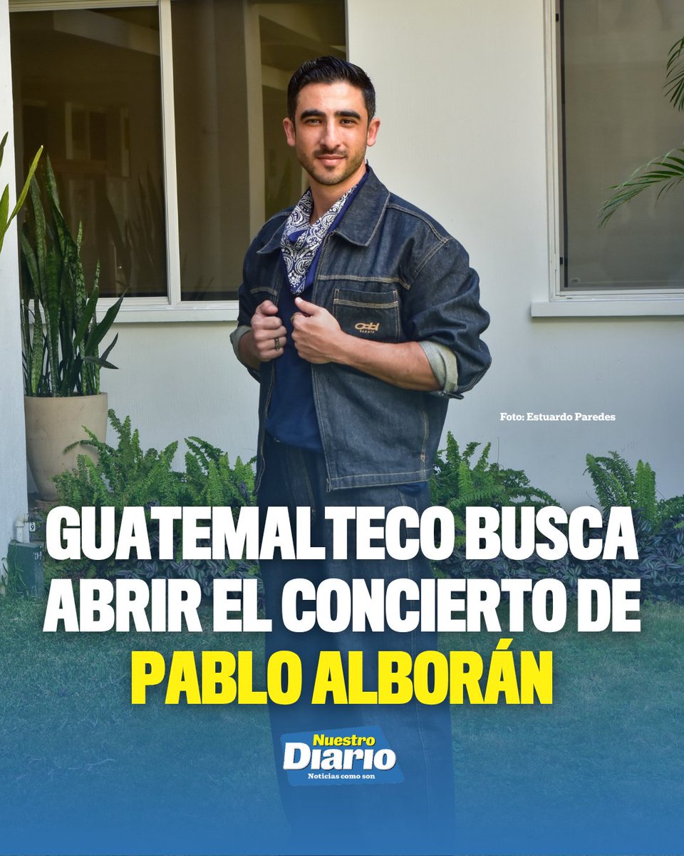 🎤🇬🇹 GUATEMALTECO QUIERE ABRIR CONCIERTO DE PABLO ALBORÁN 🎶🎸✨ El cantautor Andy Barrios lleva 15 días interpretando canciones de Pablo Alborán en redes s…