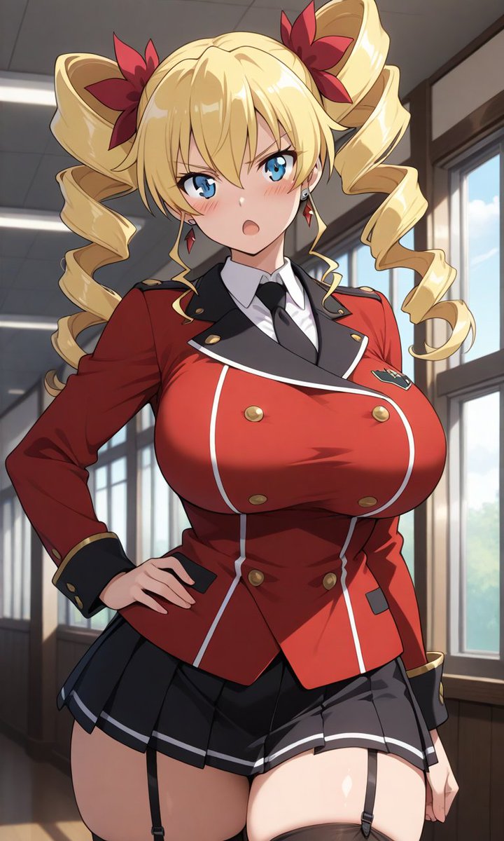 SNoitra889's tweet photo. Medio día, Claire con su uniforme escolar bastante seria😊
Algún día tendría que ver de nuevo Hundred🤭

#ClaireHarvey #クレア・ハーヴェイ #Hundred #ハンドレッド #AIart #AIイラスト https://t.co/312L7RVbUs