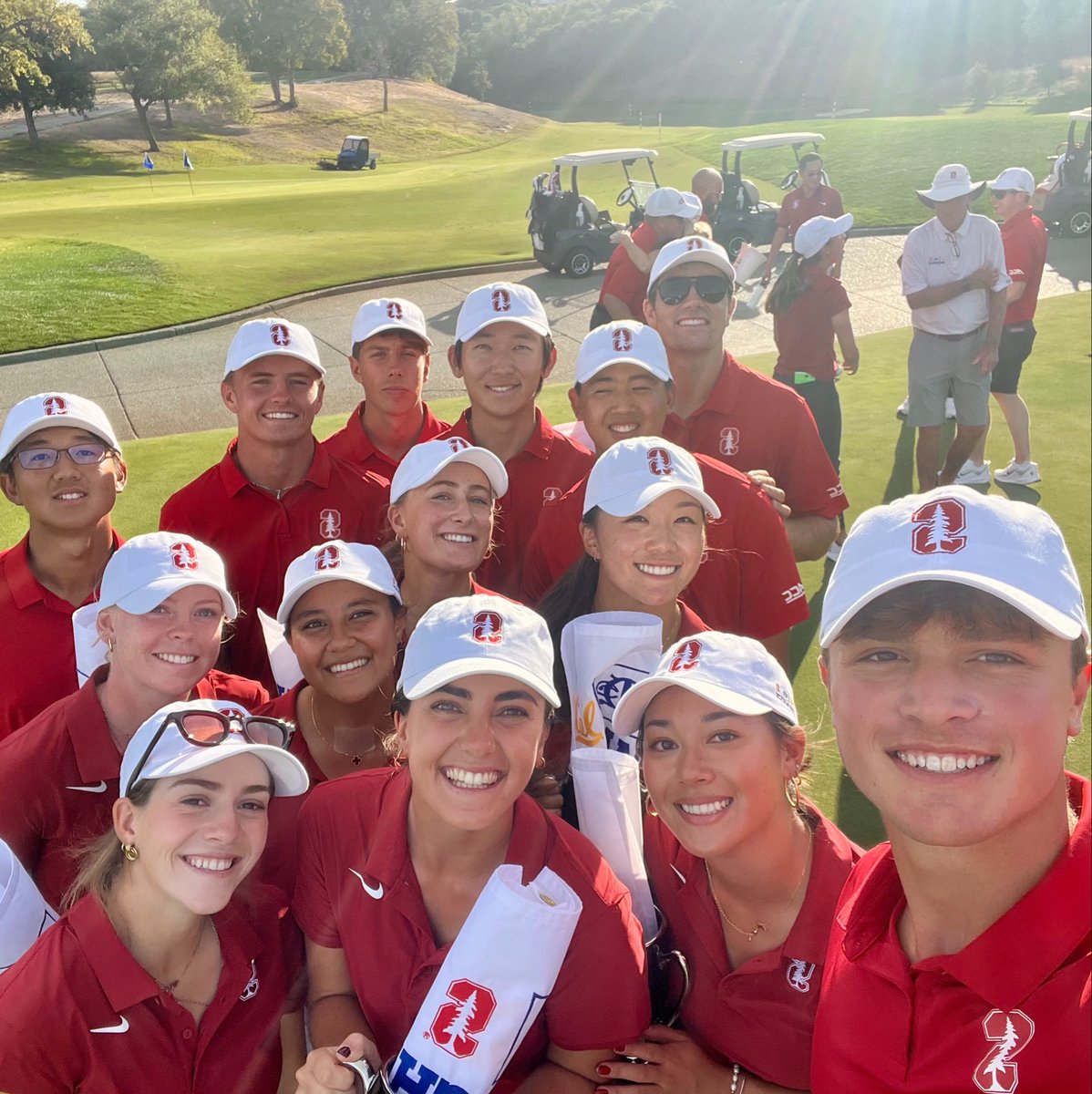 StanfordWGolf's tweet photo. How it looked ➡️ How it ended up

#GoStanford https://t.co/wfMTPzMQGR