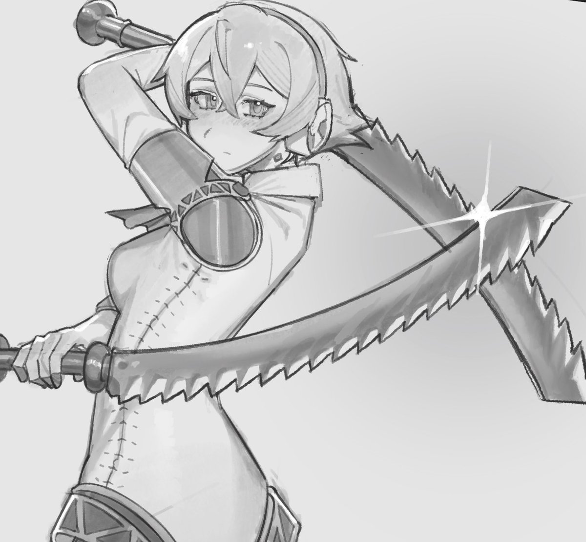 compactform's tweet photo. messy sketch to try get in the feel of drawing again https://t.co/HndQlQZ3mc