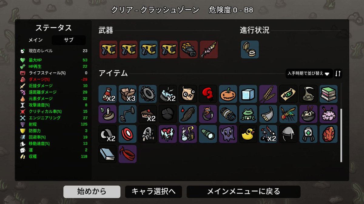 zweihandaxt's tweet photo. こいつの最適解まじでわからん
ポケット工場ないと詰んでるレベル
補助武器使いたいから高レベルなら奇妙な本もないときつい https://t.co/HC6A4GMVL6