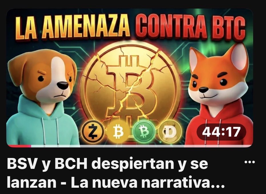 lcarrion80's tweet photo. #BSV y #BCH despiertan y se lanzan - La nueva narrativa del dinero usable y para agentes de #IA
￼
La narrativa de BTC del "oro electrónico" y de la "reserva de valor" pierde fuelle. #Zcash marca el camino para asediar a #BTC.

+ ℹ️ vía @CanalBitcoinSVe
⤵️ https://t.co/Gzp6fyNJcF https://t.co/wl0AbJpPm4