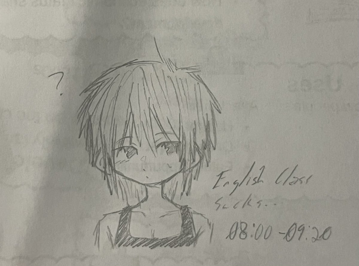 Reference7130's tweet photo. When class is lowk boring. https://t.co/SyZogwZQnr