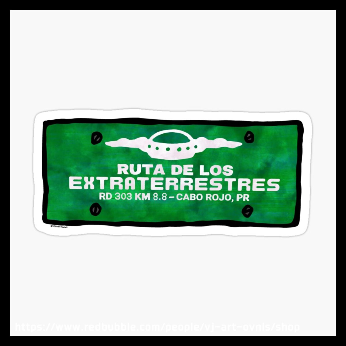 VJArtStudioX's tweet photo. Extraterrestrial Trail PR-303 👽🛸🇵🇷

#Alien #Aliens #UFO #Ovnis #PuertoRico #Boricua #Extraterrestre https://t.co/qFAwv9KrOC