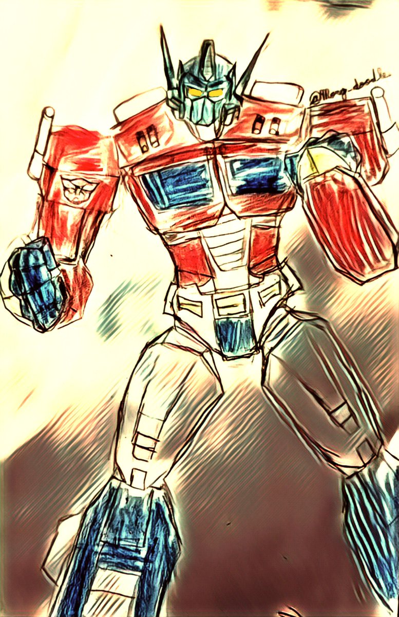 Morg_doodles's tweet photo. "Autobots, roll-out!" 🚛

#Transformers #OptimusPrime https://t.co/MtvVFNuOwk