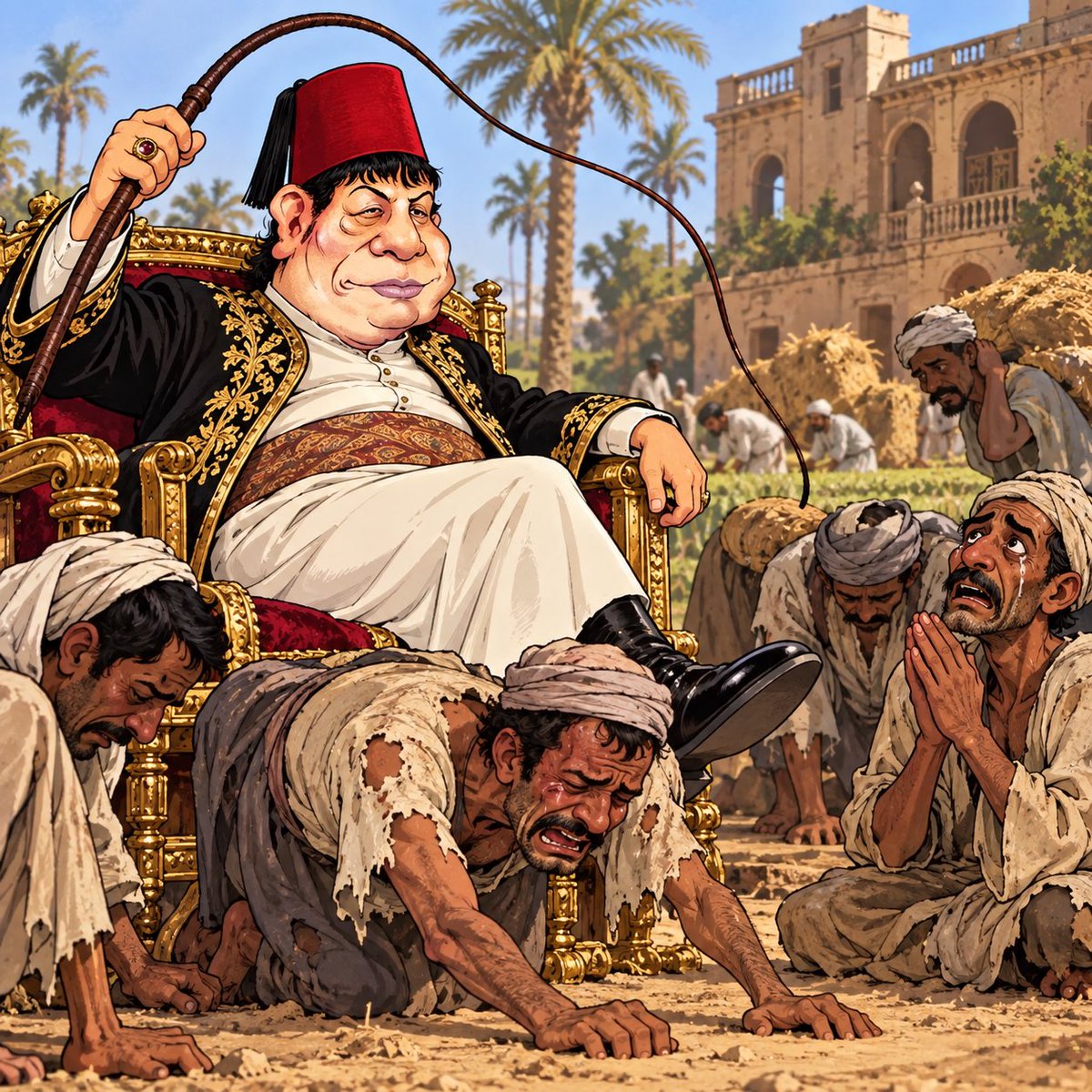 Medhatabusurrah's tweet photo. أعرفكم على جدي أبو صره 

كان اقطاعي كبير وقت حكم العثمانيين

و كان بيجلد الفلاحين المصريين عشان يشتغلوا كويس https://t.co/LU7BOQU56Z