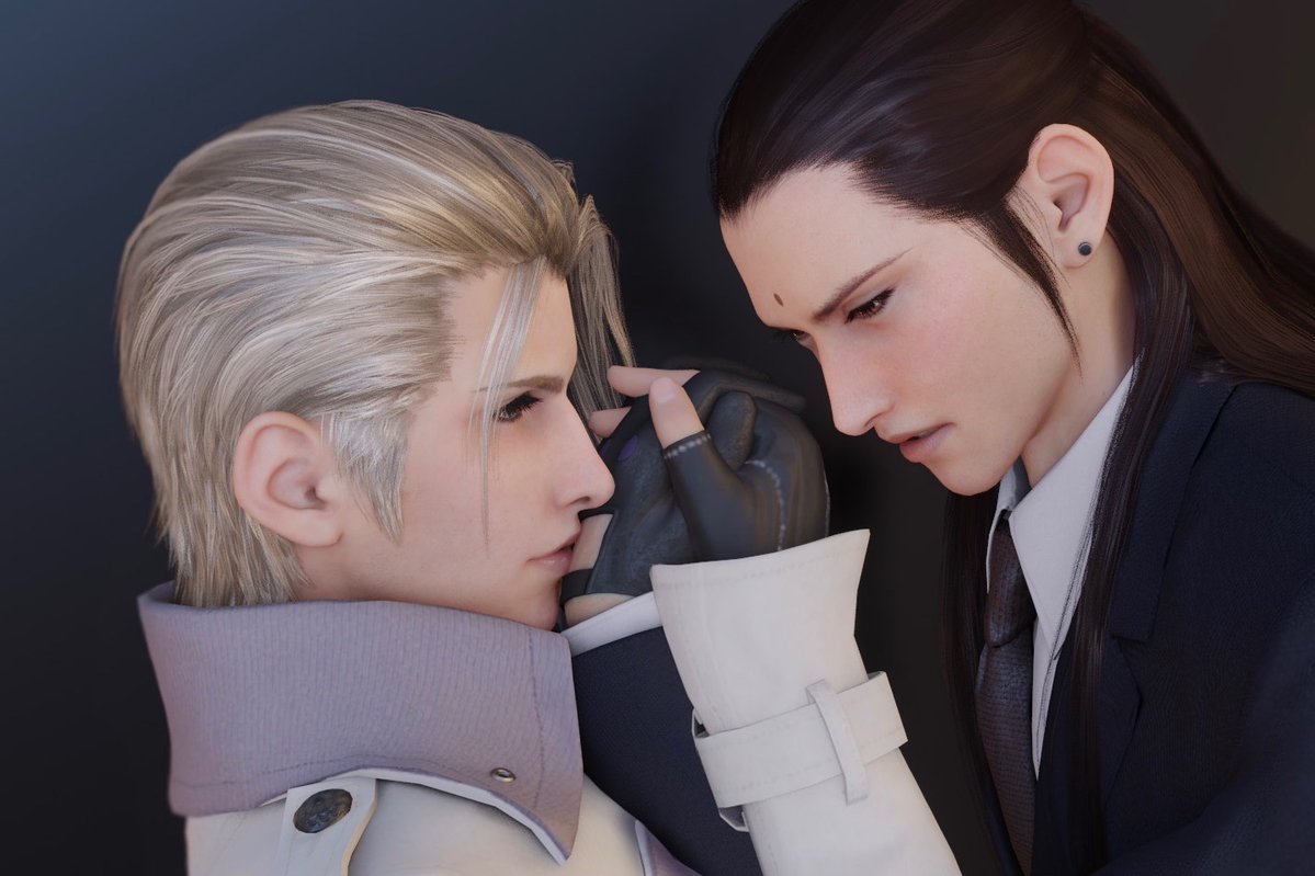 SylveonShin's tweet photo. FF7 Rufus And Tseng https://t.co/ViBnNNxWp4