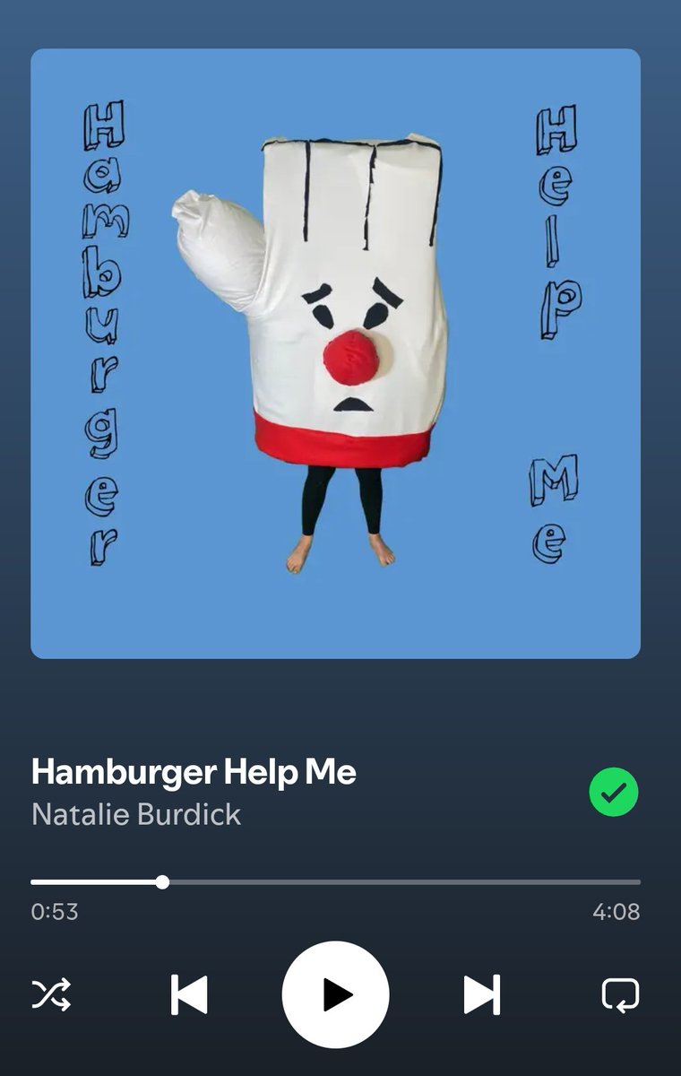 KayaxKing's tweet photo. "Why is it hamburger helper and never hamburger help me...?"

After listening to the official Wendy's emo ep I had the pleasure of listening to this gem https://t.co/OmZiERVafw
