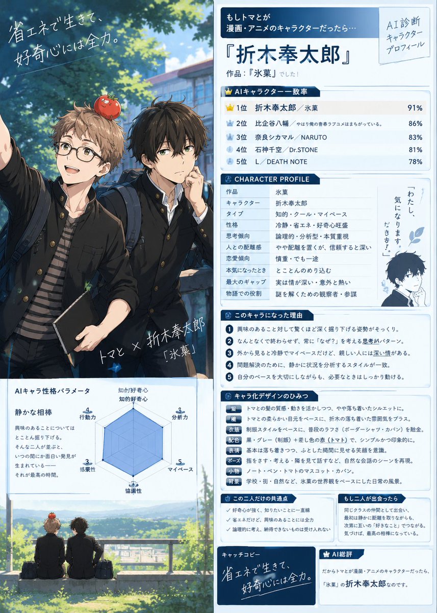 TomaTo_REALITY's tweet photo. そもそもアニメ観ないから漫画知識しかないけど、ギリギリ知ってるキャラが出て良かったw
俺ガイルとDr.STONEは未履修だし、NARUTOは途中から読んでないうえに昔すぎてシカマルのことうろ覚えだし。

折木のセリフのとこ何て書いてあるん？
「だきも！」？？？ https://t.co/hfZieaEbKK