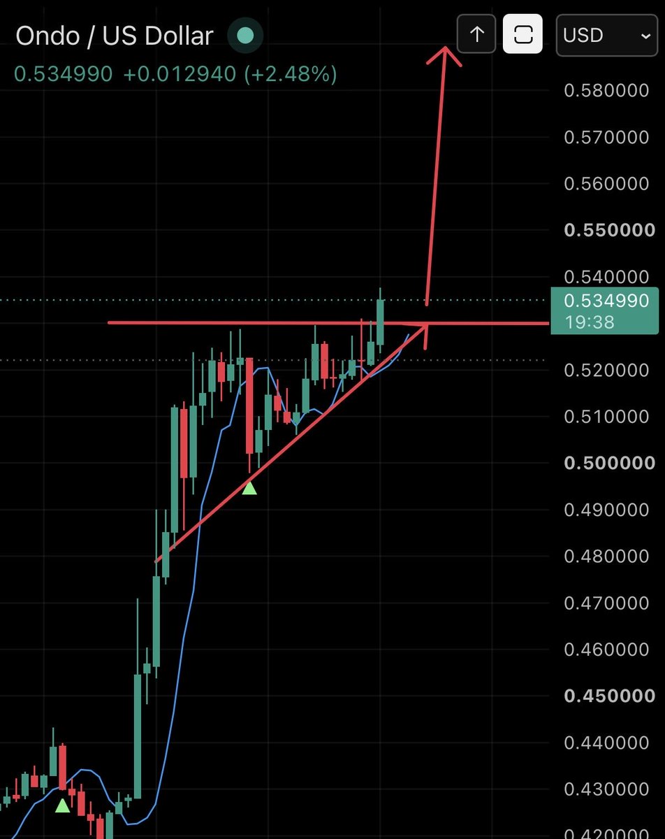 wildlybullish's tweet photo. 🚨 $ONDO CONTINUES ITS BREAKOUT — BUY $ONDO NOW!!! 

SPREAD THE WORD 🚀 https://t.co/AKdN6BlOat