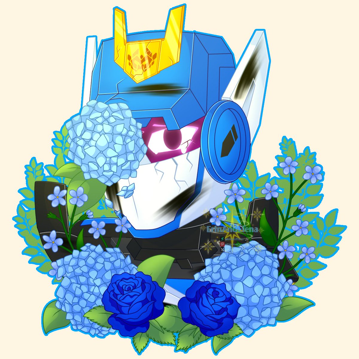 Elena_Niisan's tweet photo. Blooming Flowers x Metal Cardbot(BlueCop) 
#메탈카드봇 #metalcardbot #bluecop https://t.co/7FopkfV5LJ