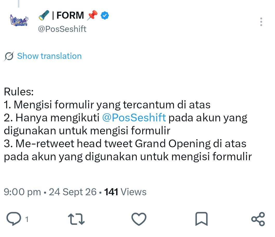 PosSeshift's tweet photo. Ini tweet yg unavailable d atas ya... 🥲🥲🥲 https://t.co/bo5Wmxscti