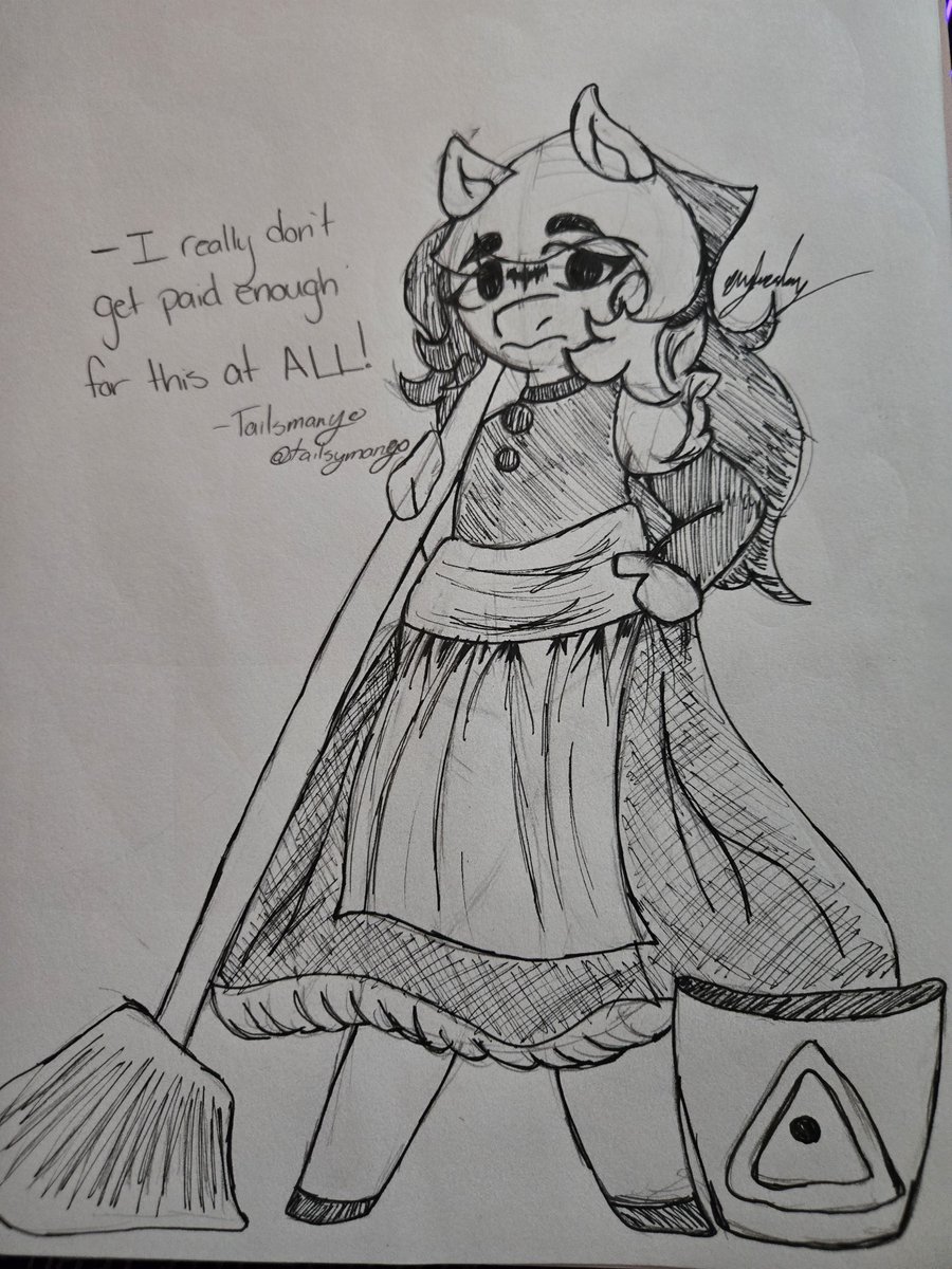 temporalmyths's tweet photo. Fuck It Babes
@TailsyMango in a Maid Outfit :3

#furry #mlp #furryart https://t.co/K5xcDKry2d