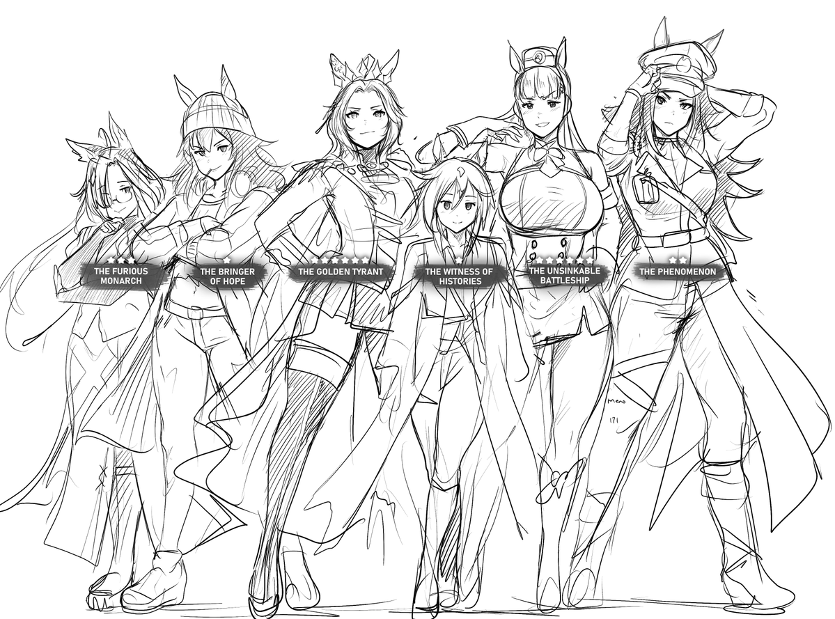 erkaz_yo's tweet photo. The Gold Clan!

It's interesting that the younger they are, the taller they became.

#umamusume #umamusumeprettyderby #ウマ娘 #ウマ娘プリティーダービー https://t.co/ZINuBZP7e6