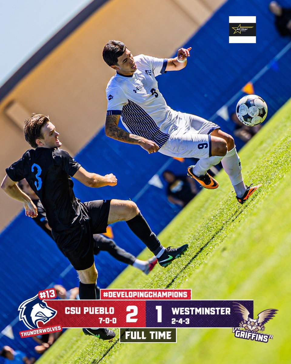 gothunderwolves's tweet photo. ⚽️ 𝐓𝐡𝐞 𝐛𝐞𝐬𝐭 𝐬𝐭𝐚𝐫𝐭 𝐢𝐧 𝐩𝐫𝐨𝐠𝐫𝐚𝐦 𝐡𝐢𝐬𝐭𝐨𝐫𝐲 𝐤𝐞𝐞𝐩𝐬 𝐠𝐞𝐭𝐭𝐢𝐧𝐠 𝐛𝐞𝐭𝐭𝐞𝐫. 🔥

Nick Cenek and João Lutz find the net as the No. 13 @csupmsoccer opens RMAC play with a 2-1 win at Westminster!

#DevelopingChampions #ThePackWay https://t.co/tL72R1TcLP