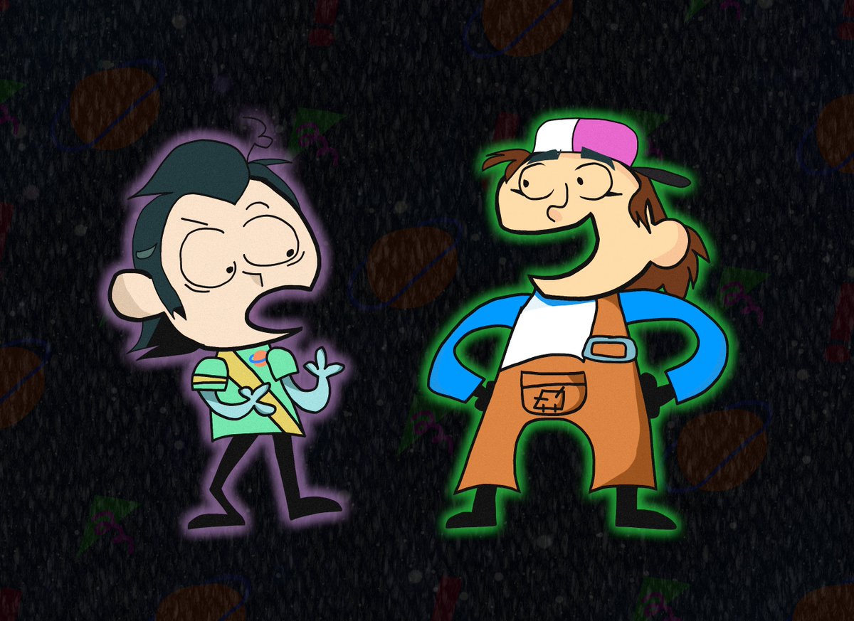 Nikkischlock's tweet photo. In honor of episode 2 I turned these knuckleheads into funny little characters. Don't they look happy?

Oh yea I have a KOG fan film in the works too pls check it out 😭

#knightsofguinevere #kog #kogfanart #knightsofguinevereandi #knightsofguineverefrankie #fanart https://t.co/b6hJrII000