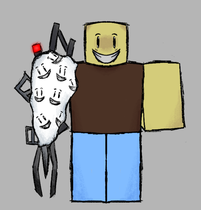zoreyed's tweet photo. infectious rob, this is my john doe skin based around the infectious smile game. his arm is made out of the infectious slime and materials from the maps, the host is rob the weapons dealer. sorry i got no spike done tho :(

#forsaken #forsakenrblx https://t.co/rOaKsUTykv