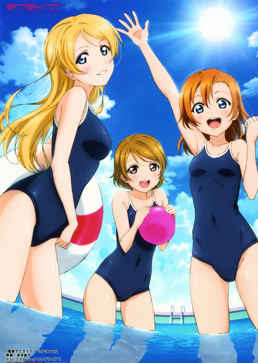 lovelivematocha's tweet photo. 【画像】ラブライブ！史上最高に叡智な公式絵と言えばｗｗｗｗｗ
https://t.co/a80bySYjuk

ことりちゃんのウィンク水着絵だよな

#lovelive https://t.co/cVsmbc81cZ