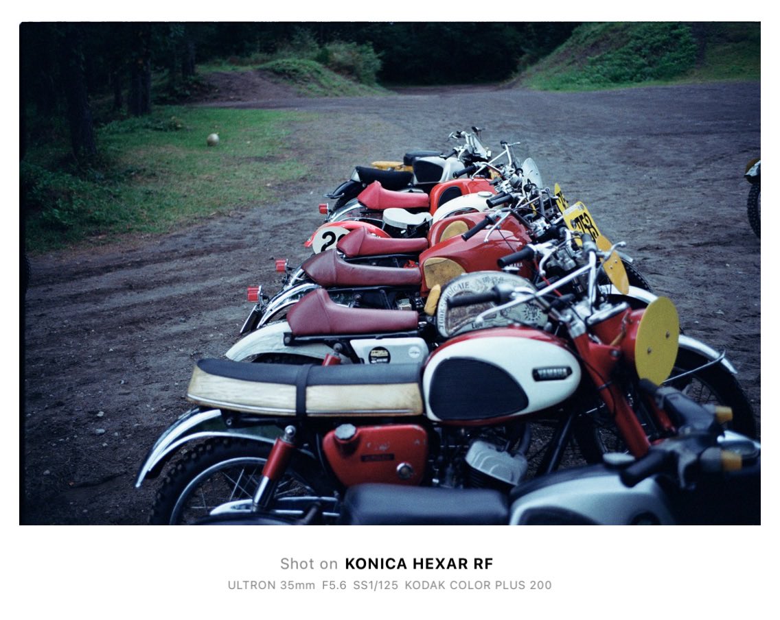 FOPPISH_CAMERA's tweet photo. アサマレースウェイ
#konika #hexarrf #ultron35mm #kodakCOLORPLUS200 #vintagebike #film https://t.co/FfkiRL77hp